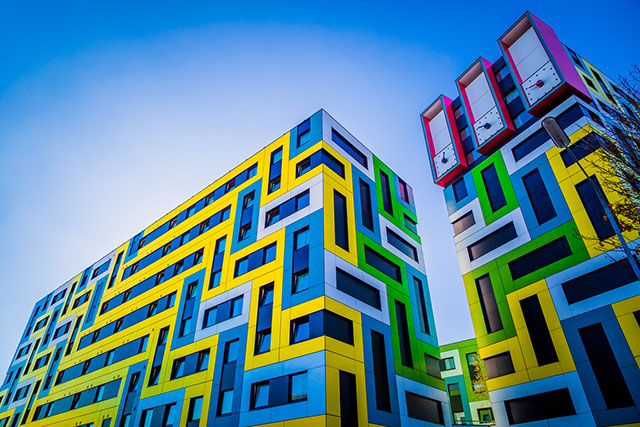 Colourful house in Southend