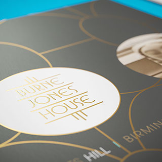 Burne Jones House - brochure design sample