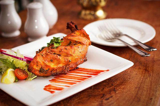 Food photography - chicken at Rajdoot